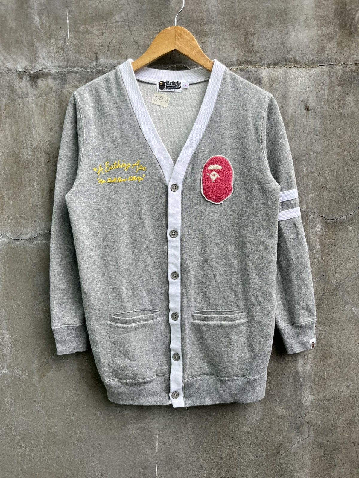 Bape Patched Bape Head Cardigan Size S / US 4 / IT 40 - 1 Thumbnail