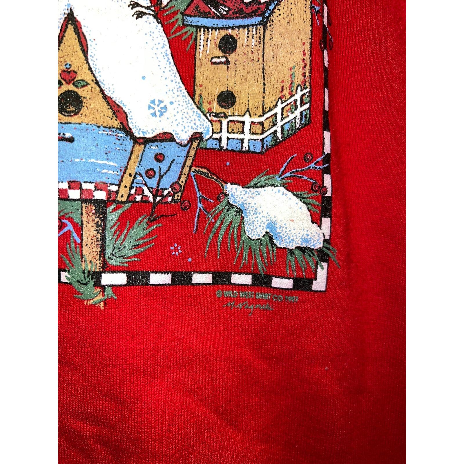 Jerzees Vintage Utah Sweatshirt Crewneck Snowy Birdhouse VTG 90s M Size US M / EU 48-50 / 2 - 6 Thumbnail