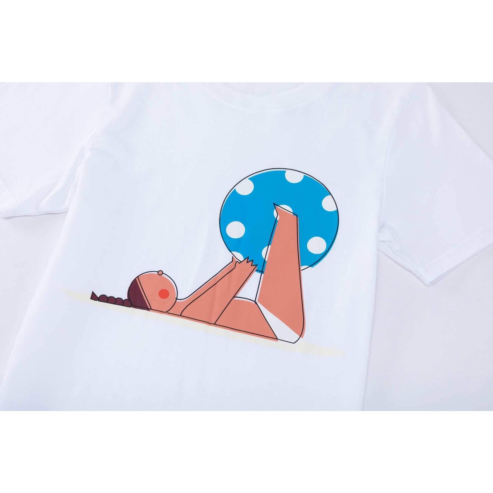 Kohl's Beach Ball Bum Yoga Graphic Tee | Unisex Medium | NWT Size M / US 6-8 / IT 42-44 - 2 Thumbnail