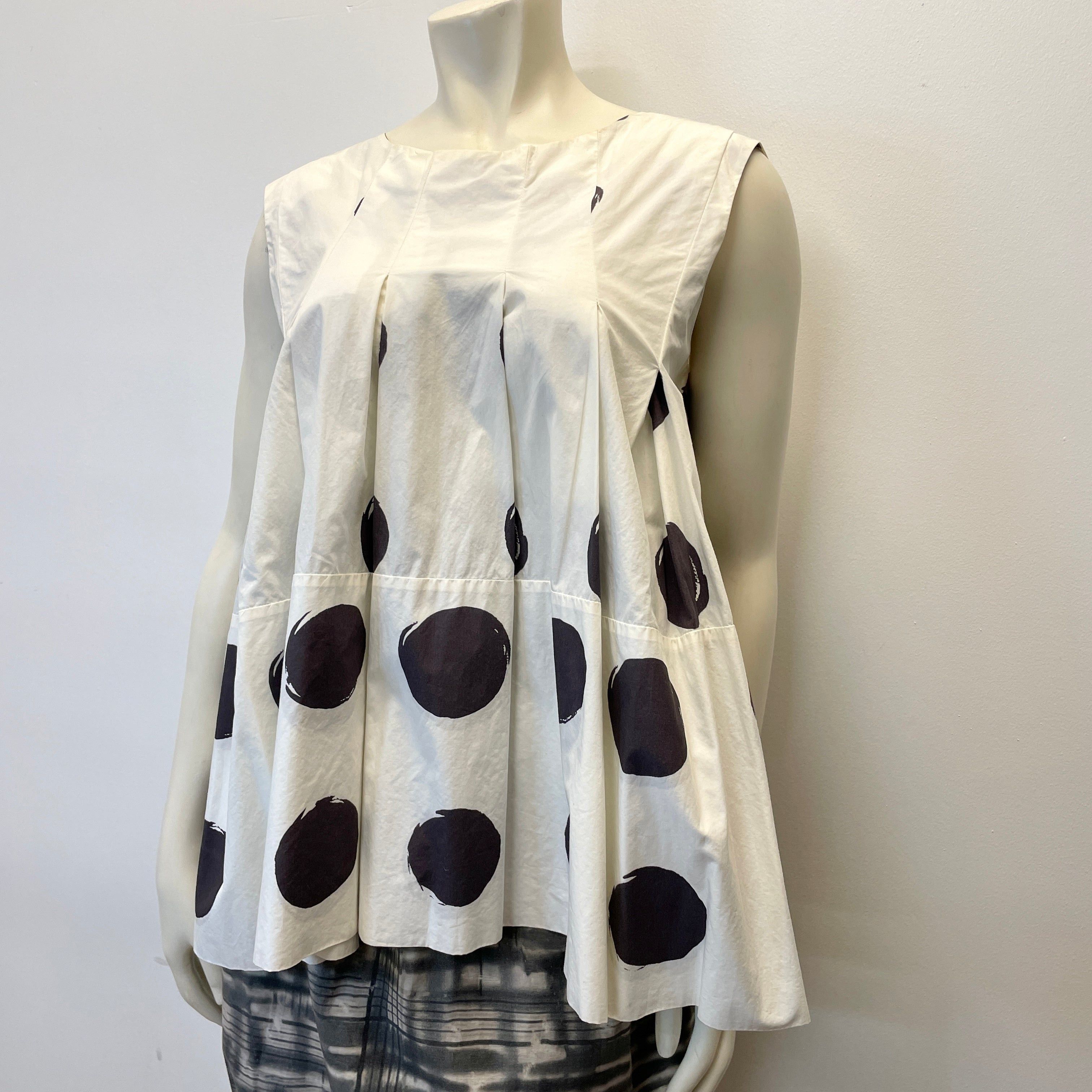 Marni Marni Fall ‘06 Vintage Designer Polkadot Summer Top Made In Italy Size M Size M / US 6-8 / IT 42-44 - 3 Thumbnail