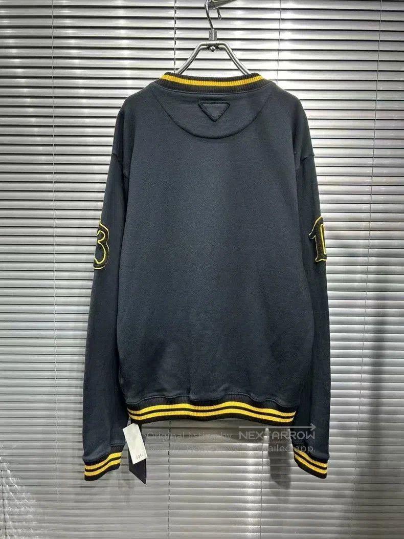 Prada Prada 2024FW Embroidered Letter P Sweatshirt. Size US M / EU 48-50 / 2 - 2 Thumbnail