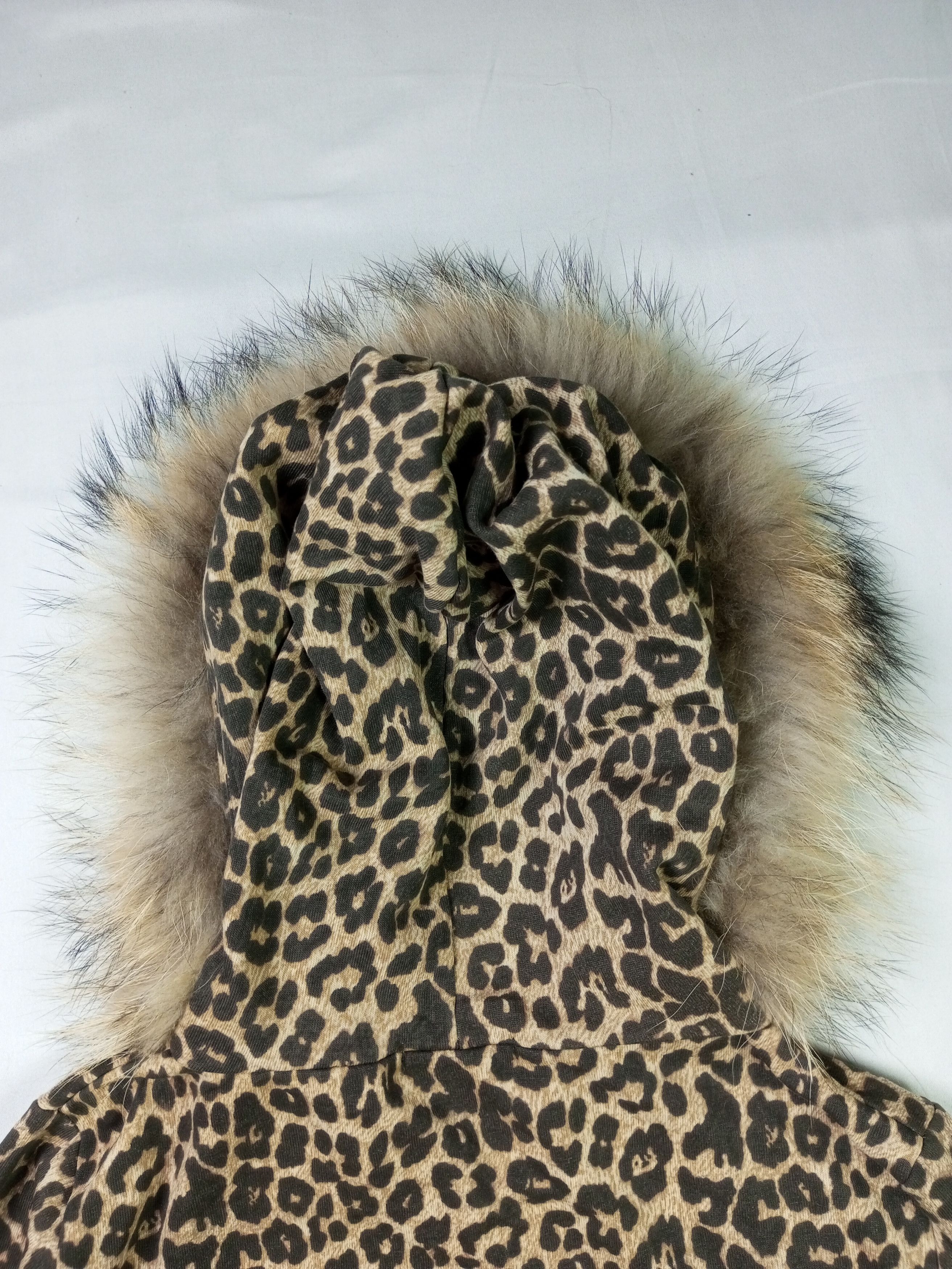 If Six Was Nine × Japanese Brand × Le Grande Bleu (L.G.B.) Japanese Brand Leopard Fur Hoodie Joky Gal Size US L / EU 52-54 / 3 - 14 Thumbnail