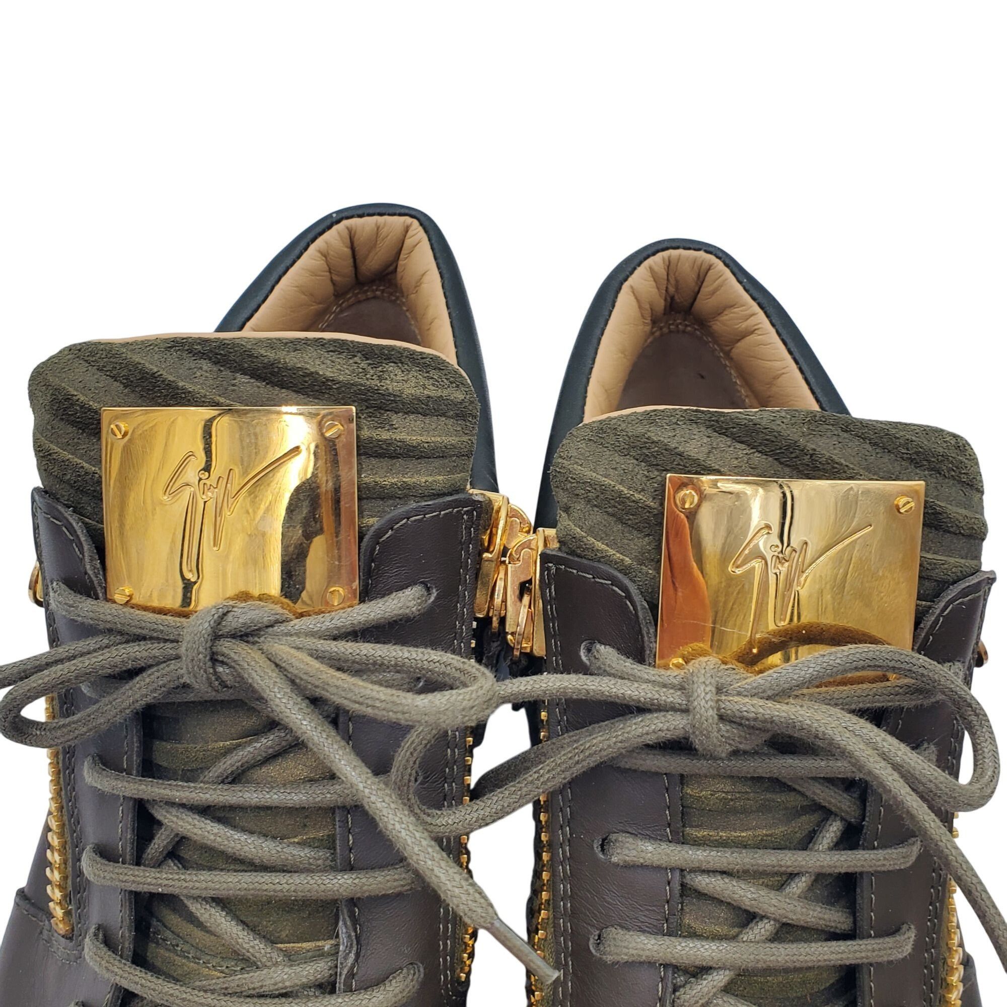Other Italy Giuseppe Zanotti Pyramid Mens size 13 Green Leather Su Size US 13 / EU 46 - 9 Thumbnail