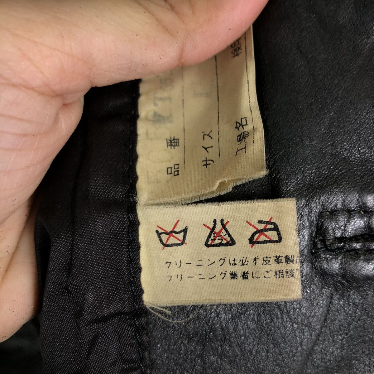 Genuine Leather 🔥90’s Garments Genuine Leather Jacket Double Breast Japan Size US L / EU 52-54 / 3 - 14 Thumbnail