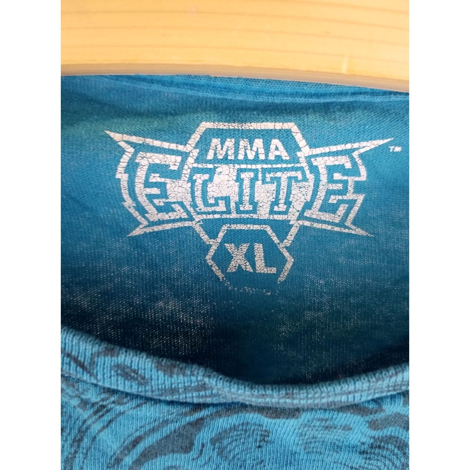 Vintage VINTAGE Y2K MMA ELITE T-SHIRT BLUE COTTON GRUNGE SKULL CROSS SZ XLARGE Mens Size US XL / EU 56 / 4 - 3 Thumbnail