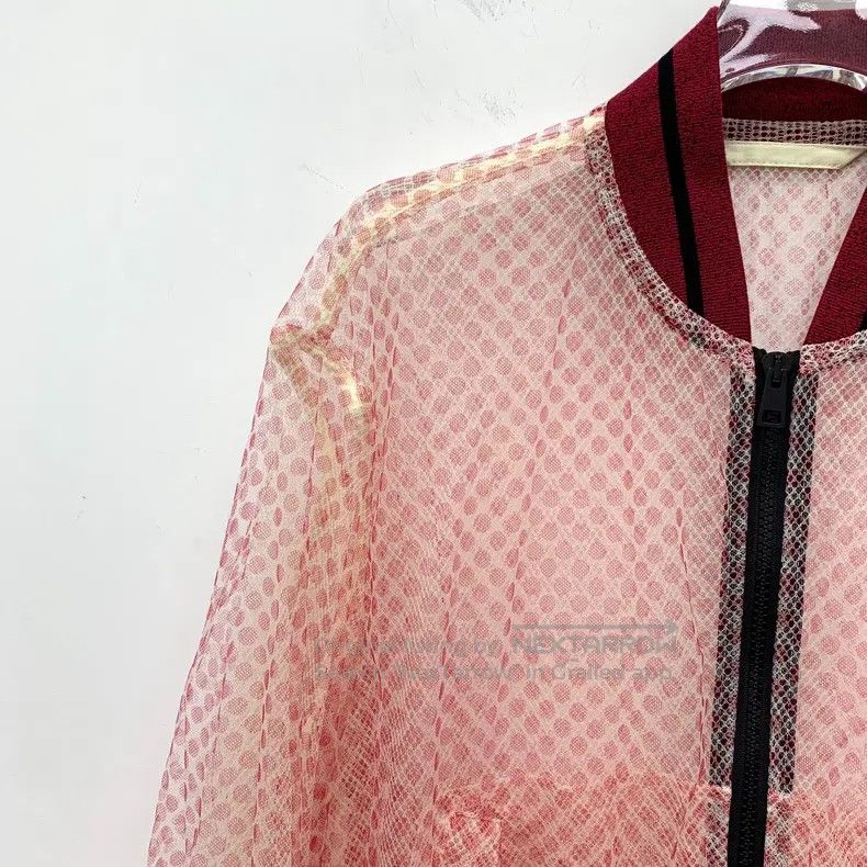 Dior Dior Pink bee embroidery polka dot hollow zipper long-slee Size XS / US 0-2 / IT 36-38 - 3 Thumbnail