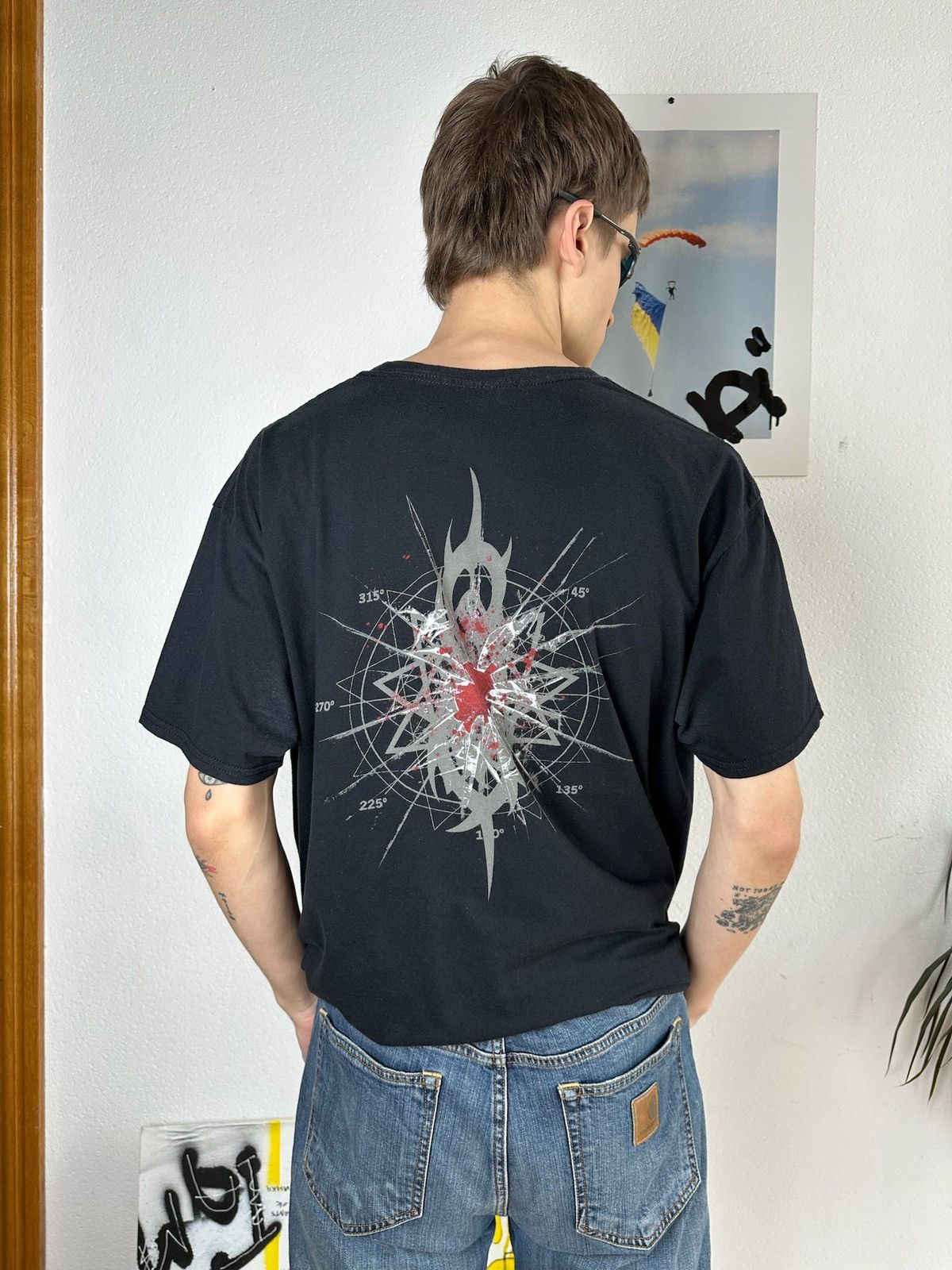 Band Tees Slipknot vintage tshirt Size US XL / EU 56 / 4 - 3 Thumbnail