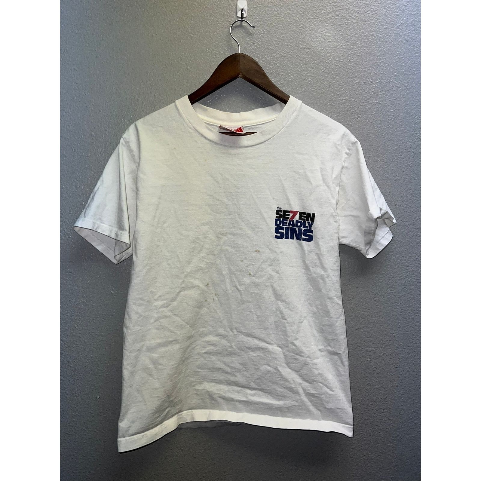 Vintage The Seven Deadly Sins Shirt Jesus The Lord Will Bible Shirt Size US S / EU 44-46 / 1 - 2 Thumbnail