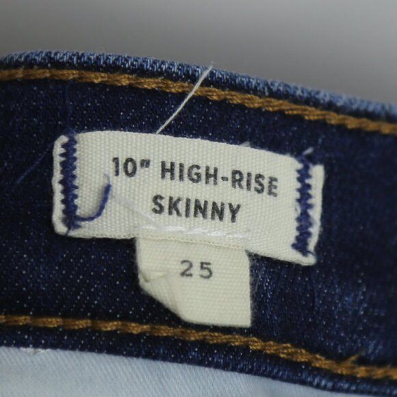 Madewell Madewell 10" High-Rise Skinny Jeans in Danny Wash Size 26" / US 2 / IT 38 - 4 Thumbnail