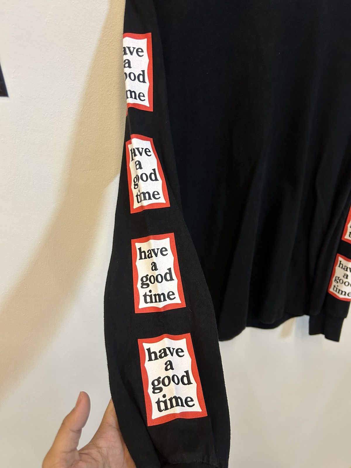 Have A Good Time Have A Good Time Japan Multi-Logo Long Sleeve Shirt Size US M / EU 48-50 / 2 - 3 Thumbnail