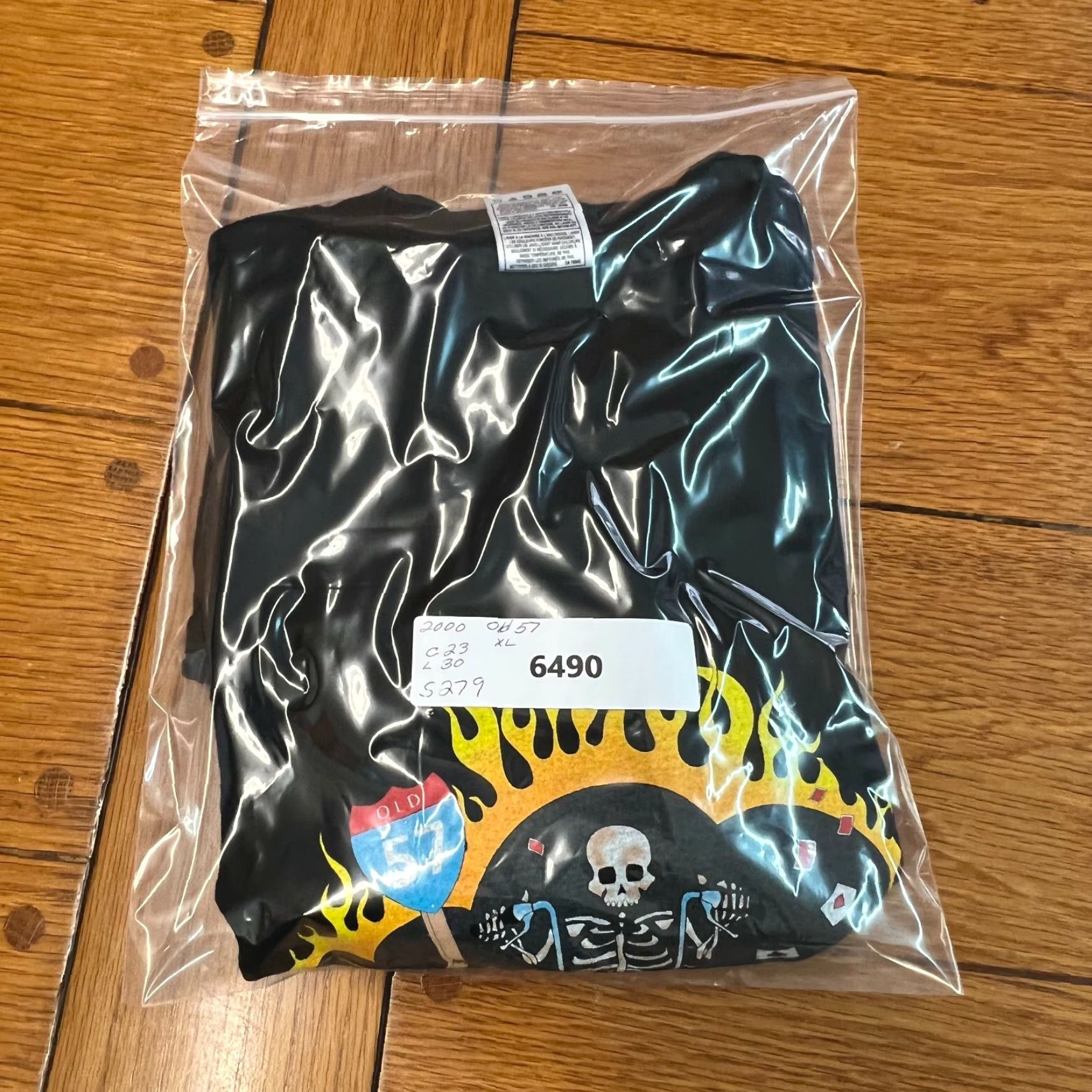 Fruit Of The Loom VINTAGE Fruit of the Loom Boo Bash 2002 Graphic T-Shirt XL Black Halloween Mens Size US XL / EU 56 / 4 - 7 Thumbnail