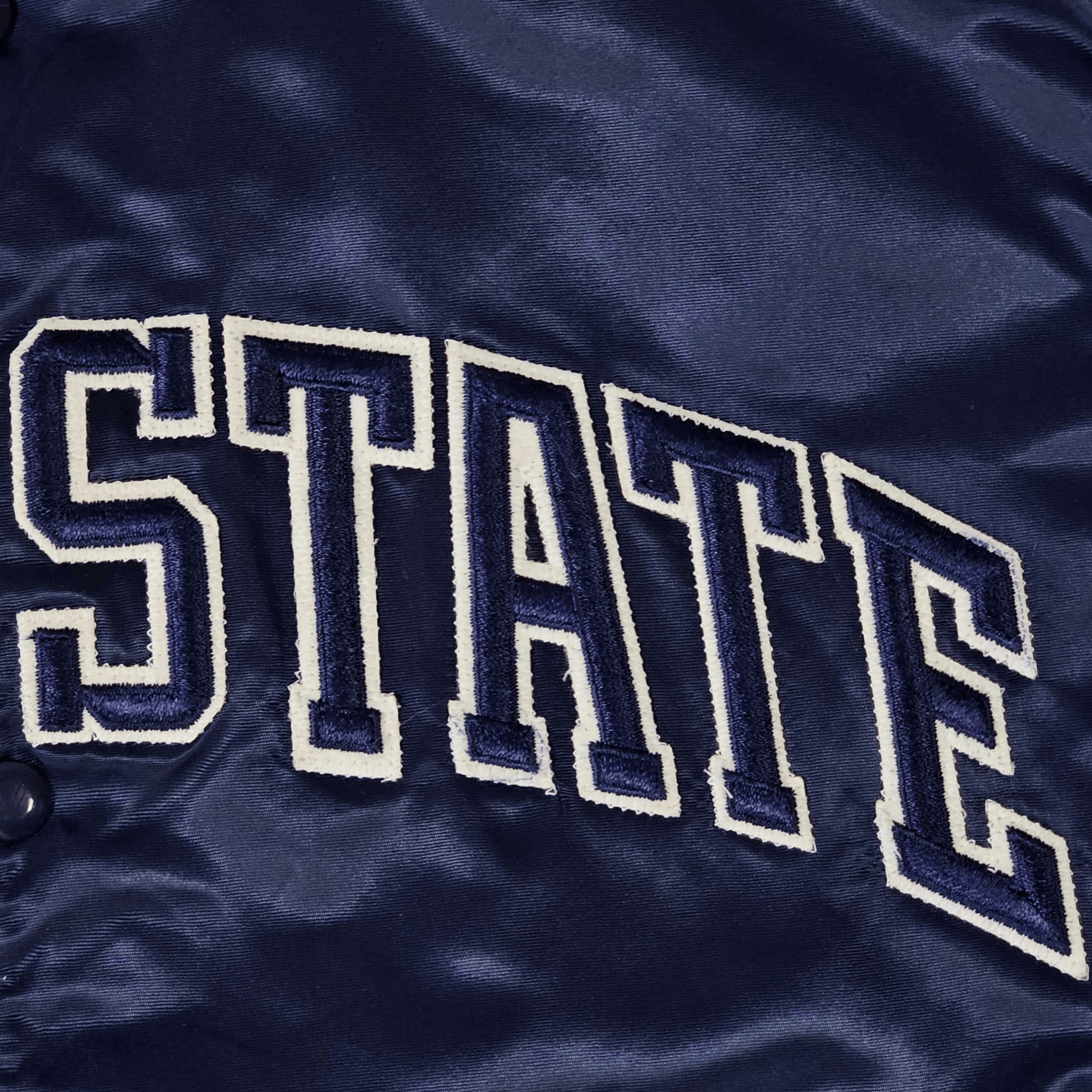 Starter Penn State Nittany Lions Vintage 80s Satin Bomber Jacket Size US L / EU 52-54 / 3 - 5 Thumbnail