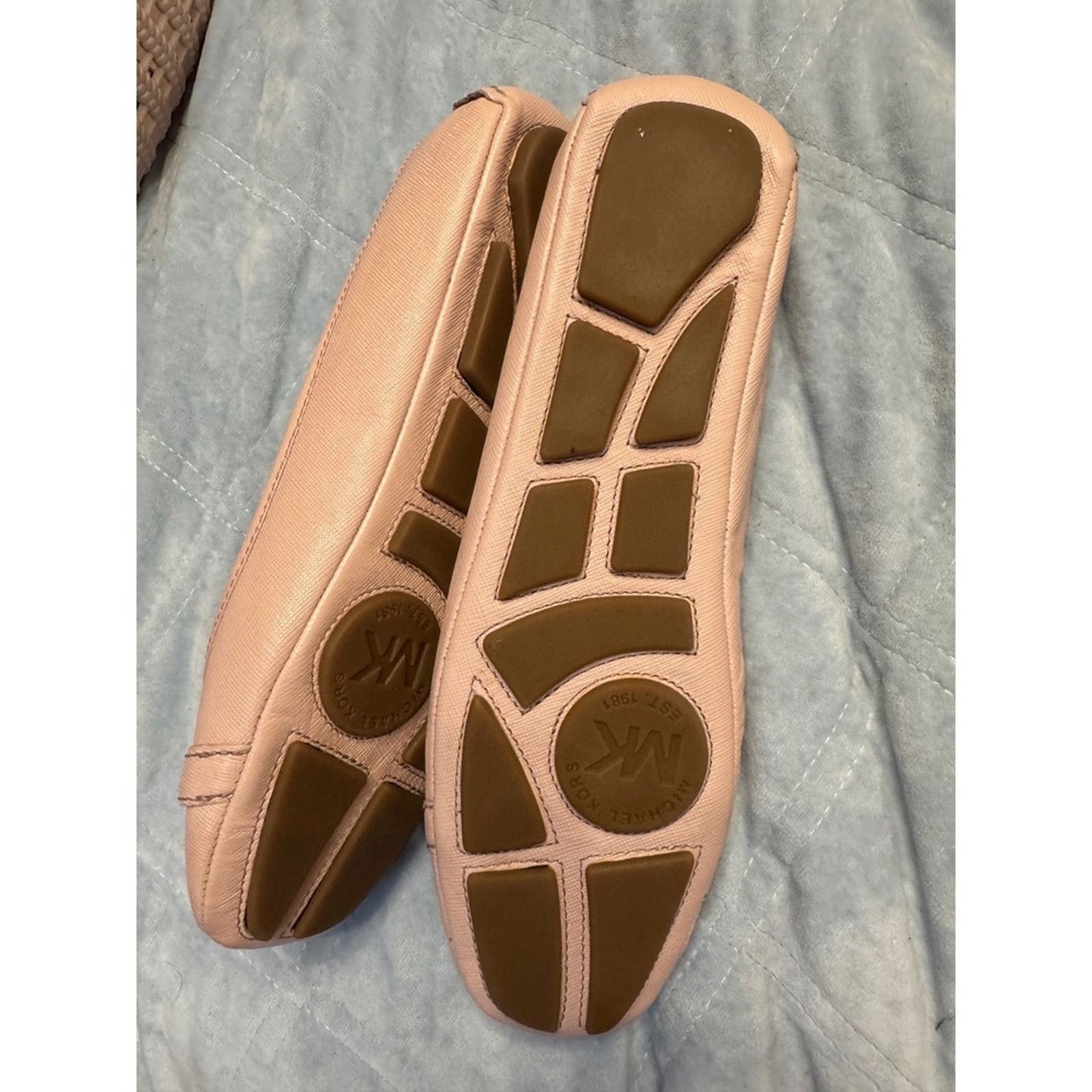 Michael Kors Michael Kors Pink Ballet Flats MK Logo Slip On Loafers Size US 9 / IT 39 - 5 Thumbnail