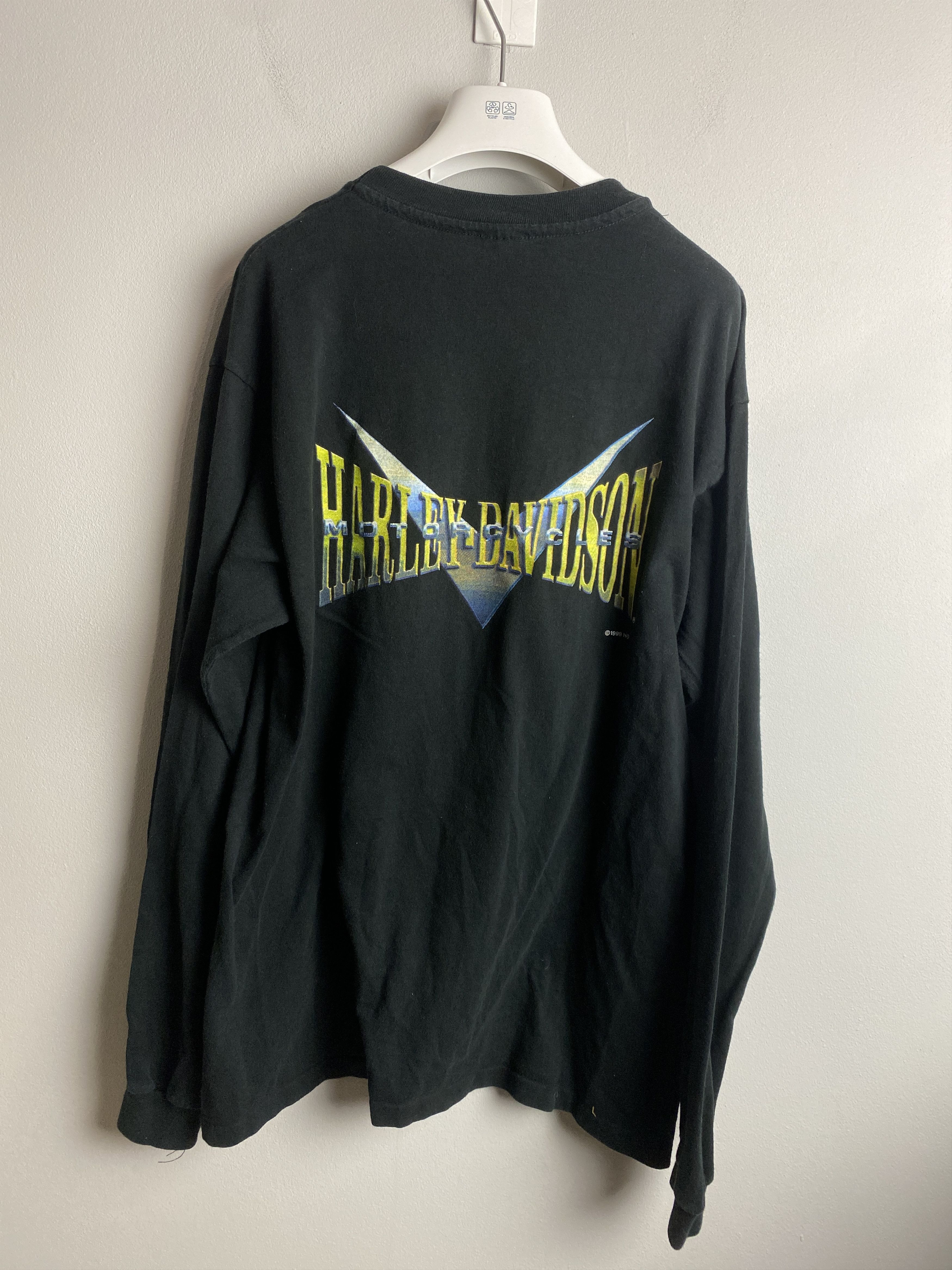 Harley Davidson × Vintage Harley Davidson 1998 vintage long sleeve t-shirt tee Size US L / EU 52-54 / 3 - 5 Thumbnail