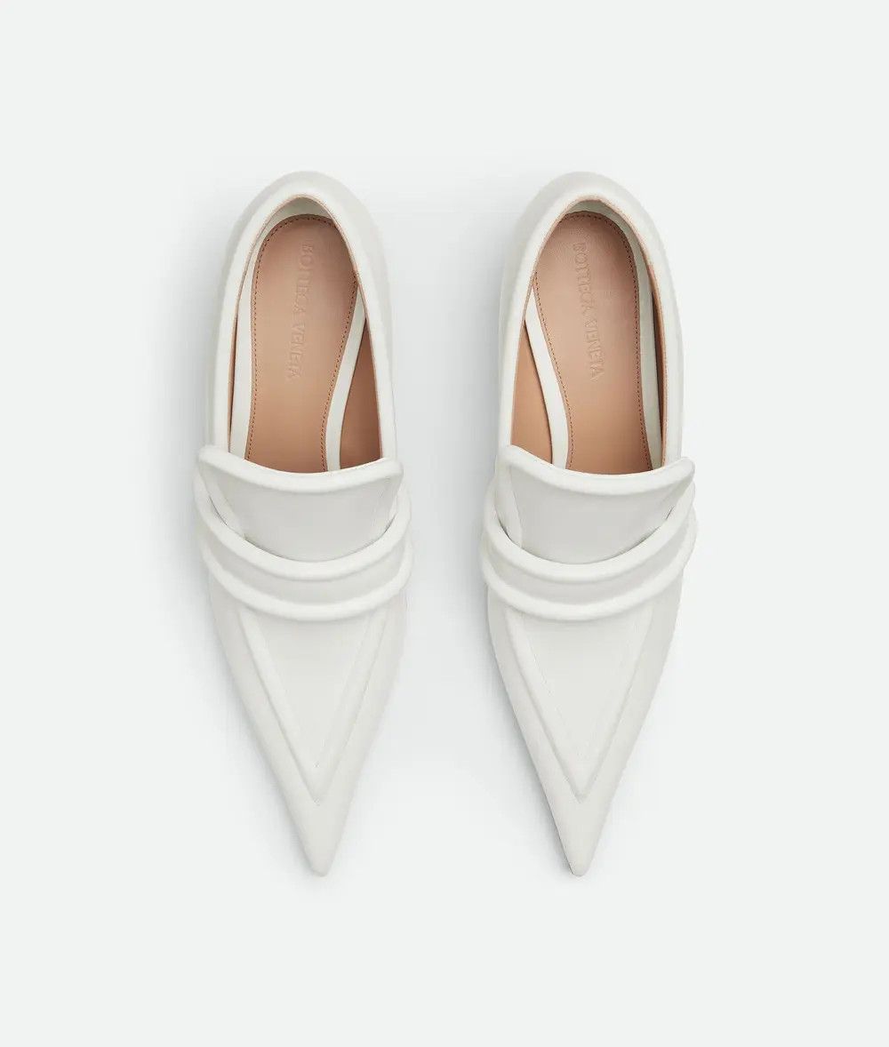 Bottega Veneta o1n1vont1225 Spada Pumps in Optic White Size US 5 / IT 35 - 4 Thumbnail