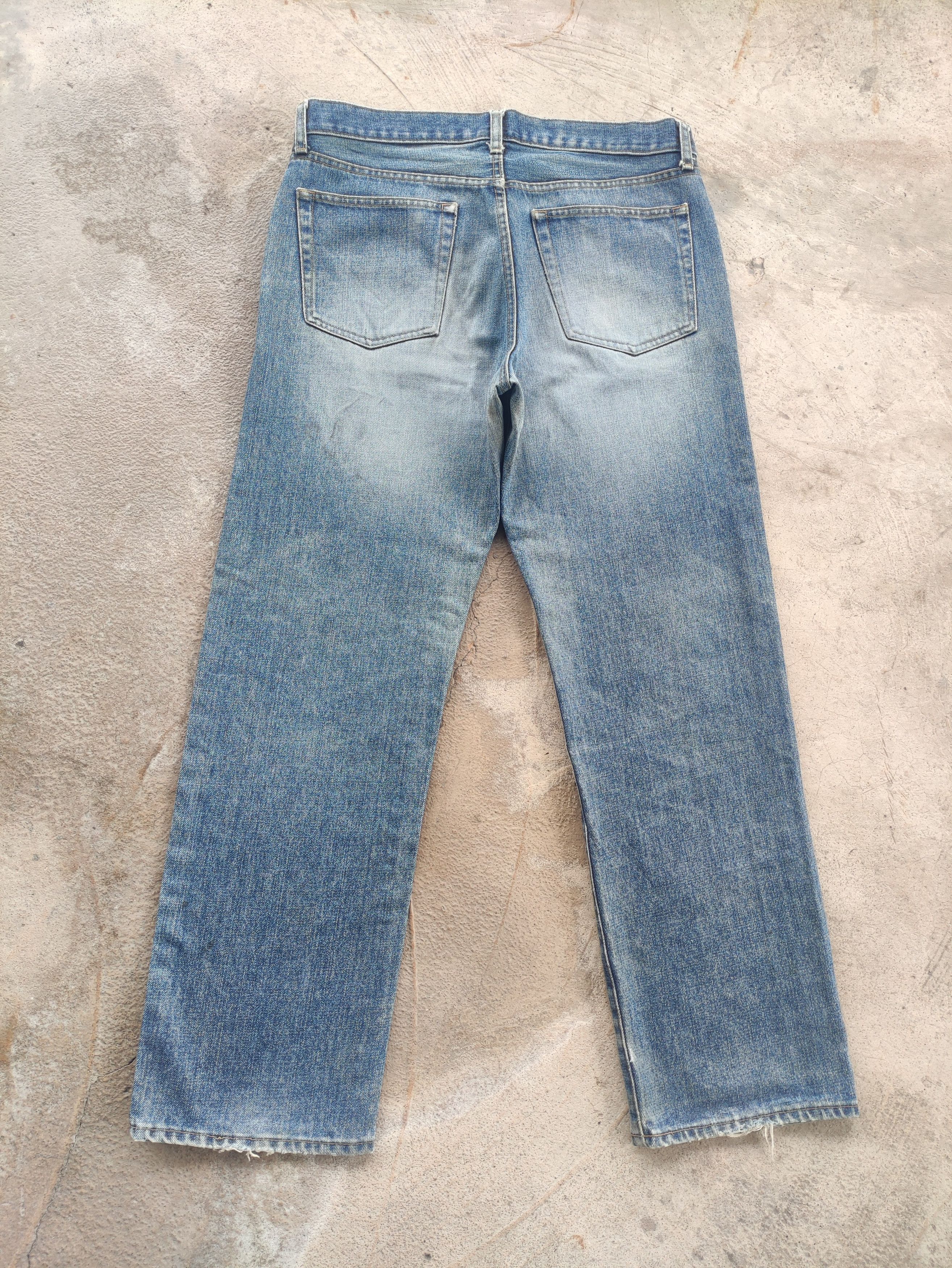 Japanese Brand Vintage Japanese Jean Distressed Faded Denim Pants Size US 35 - 9 Thumbnail