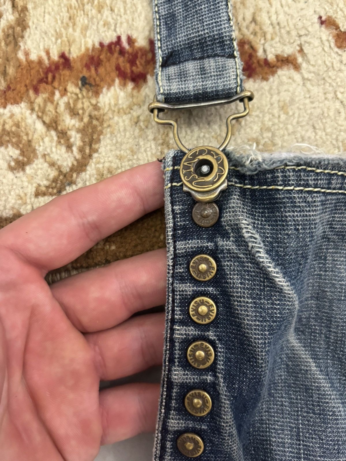 Evisu Rare EVISU Denim Shoulder Bag Vintage Y2K Japanese Size ONE SIZE - 6 Thumbnail