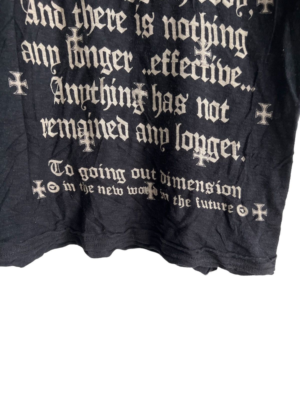If Six Was Nine OG Missoni Chrome Hearts Cloister Black "Goth Poems" Polo T Size US M / EU 48-50 / 2 - 4 Thumbnail
