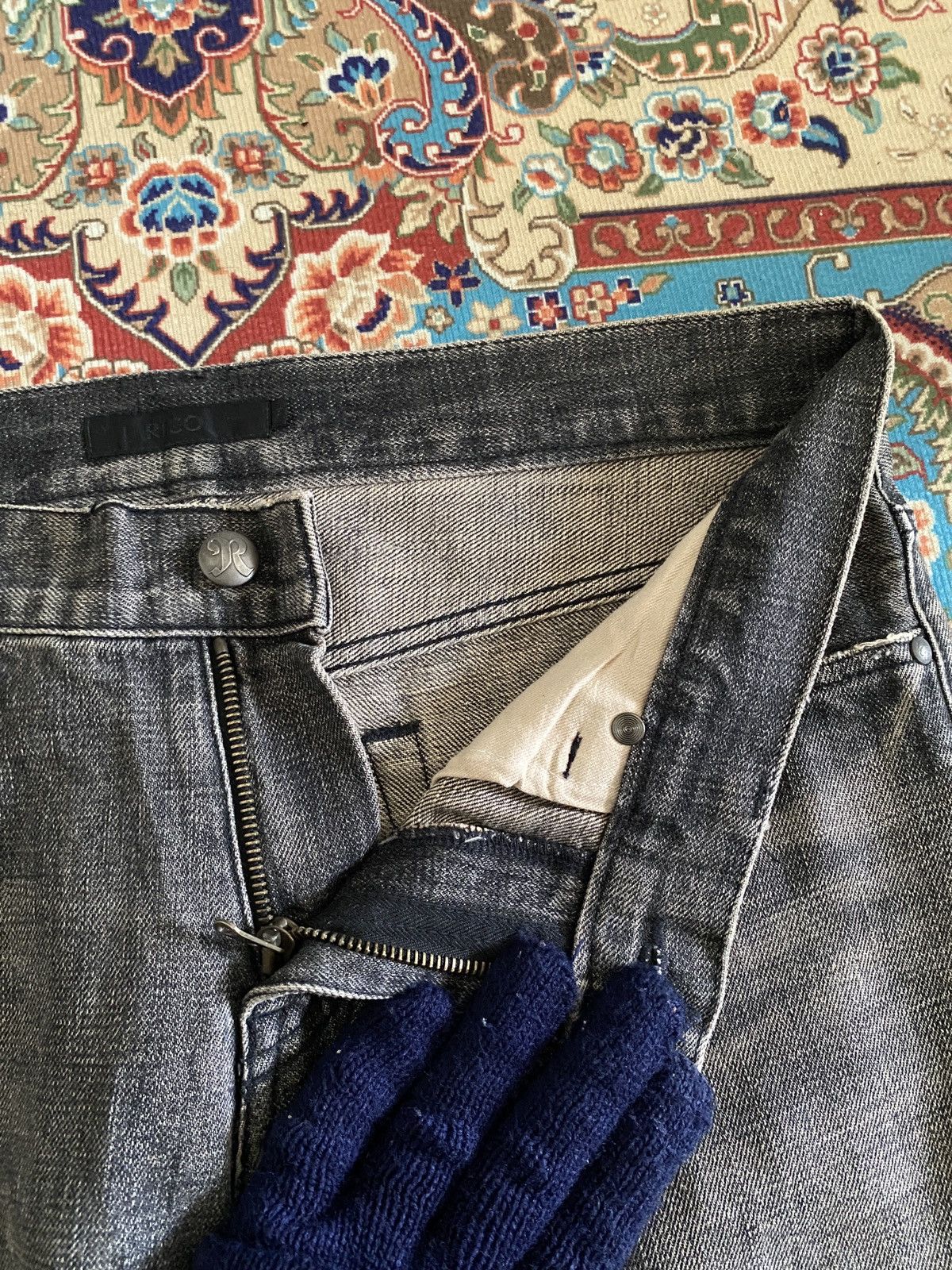Japanese Brand Japanese Brand Rico Distressed Denim Size US 32 / EU 48 - 15 Thumbnail