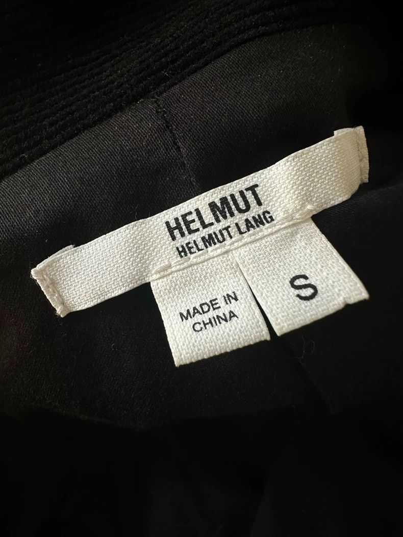 Helmut Lang HELMUT LANG Black patchwork simple fashion coat Size S / US 4 / IT 40 - 8 Thumbnail
