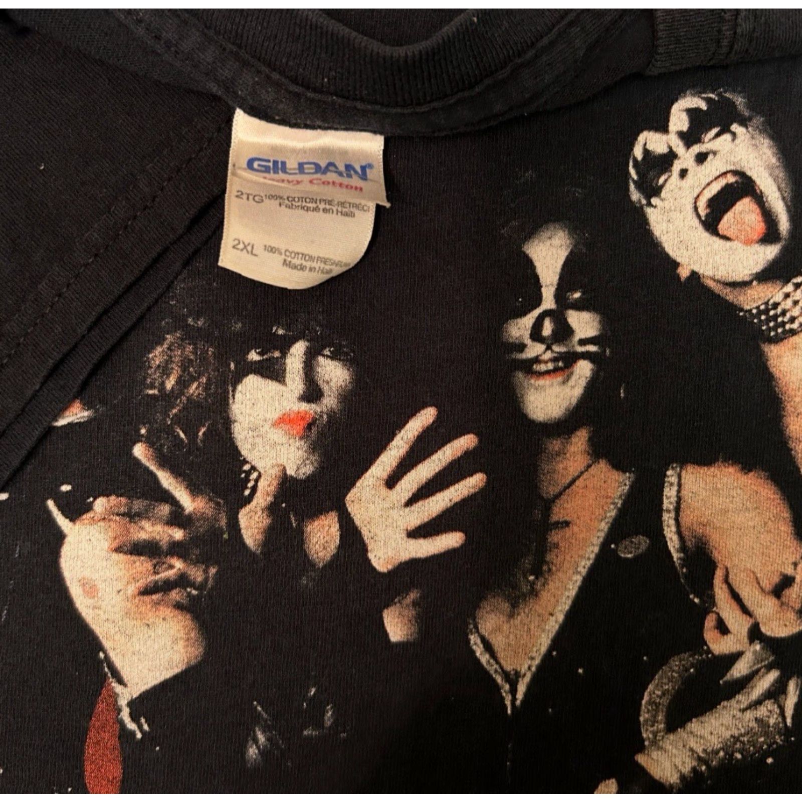 Vintage VINTAGE Kiss Band Tee KISS Catalog 2014 Shirt Mens 2XL Black 90s Rock USA Music Band Logo Short Sleeve T-Shirt Mens Size US XXL / EU 58 / 5 - 2 Thumbnail
