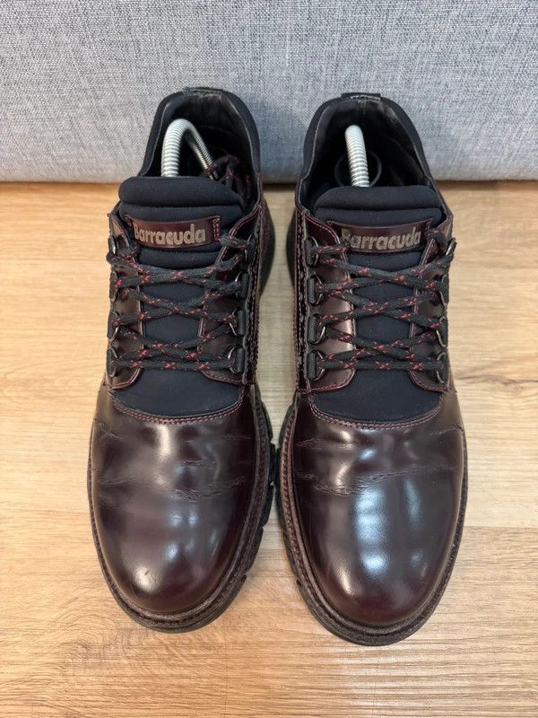 Barracuda Barracuda Italy Leather Lace Ups Burgundy shoes size 40 Size US 10 / IT 40 - 4 Thumbnail