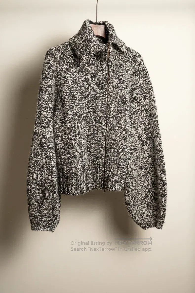 Dries Van Noten Dries Van Noten Cashmere slanted zipper sheep leg sleeve k Size M / US 6-8 / IT 42-44 - 1 Thumbnail