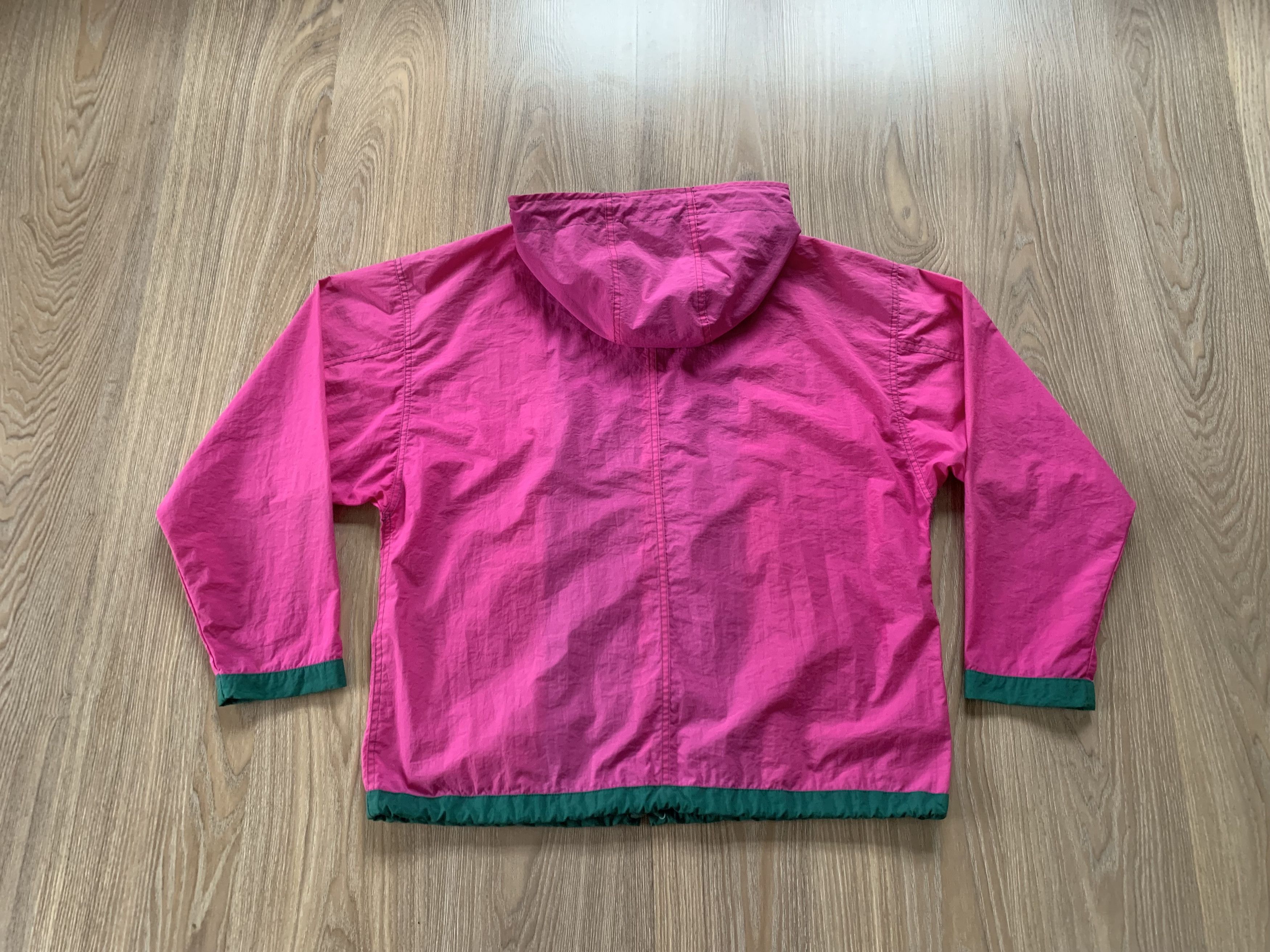 Gap Mens Vintage Gap Pink Nylon Hooded Windbreaker Jacket Size US S / EU 44-46 / 1 - 3 Thumbnail