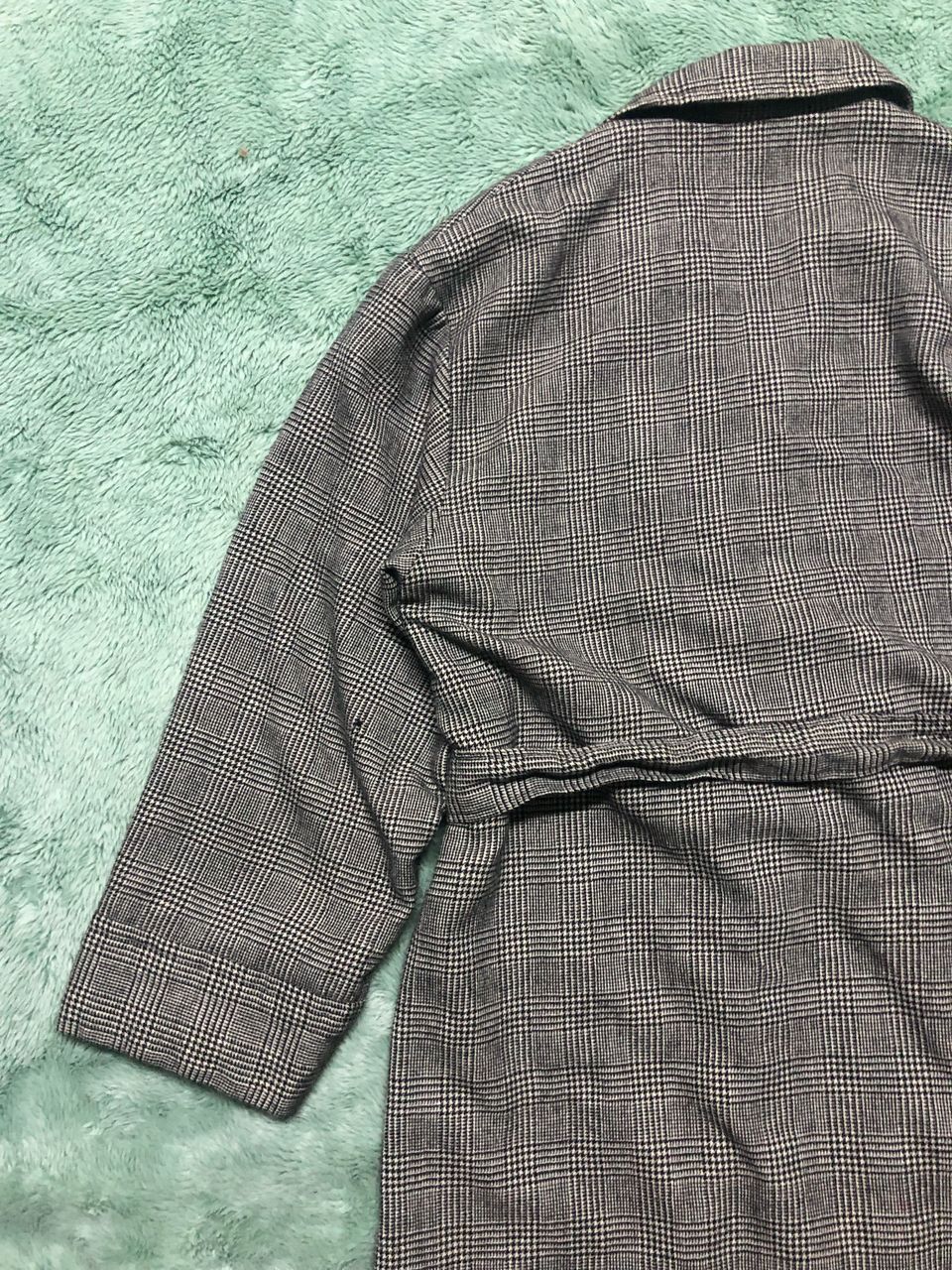 Kenzo VINTAGE KENZO PARIS WOOL ROBE TIE BELTS CHECKED LONG COAT Size US M / EU 48-50 / 2 - 9 Thumbnail