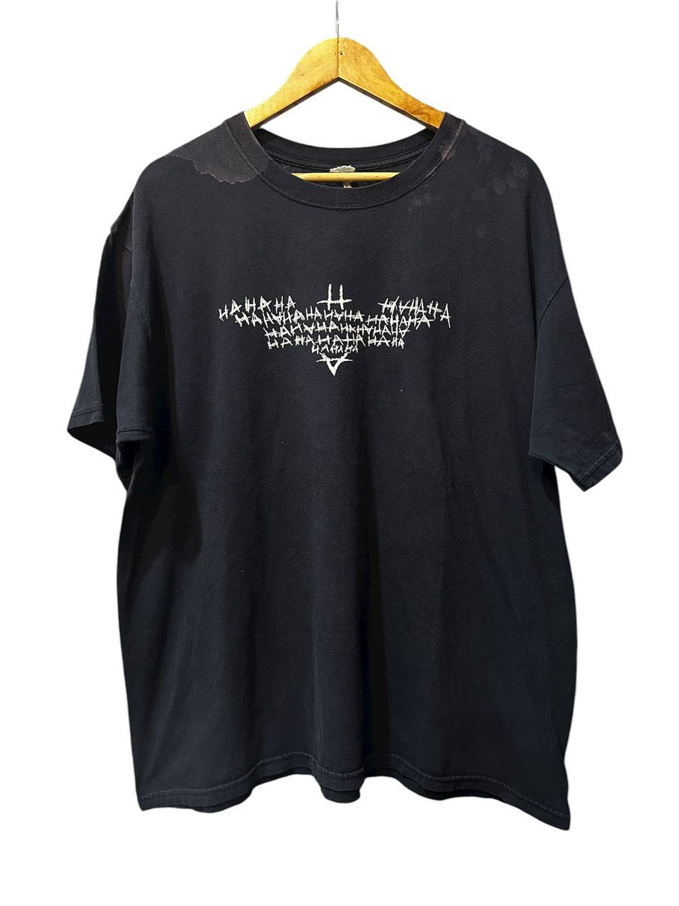 Vintage sunfaded distress Y2K 2008 Batman The Dark Knight