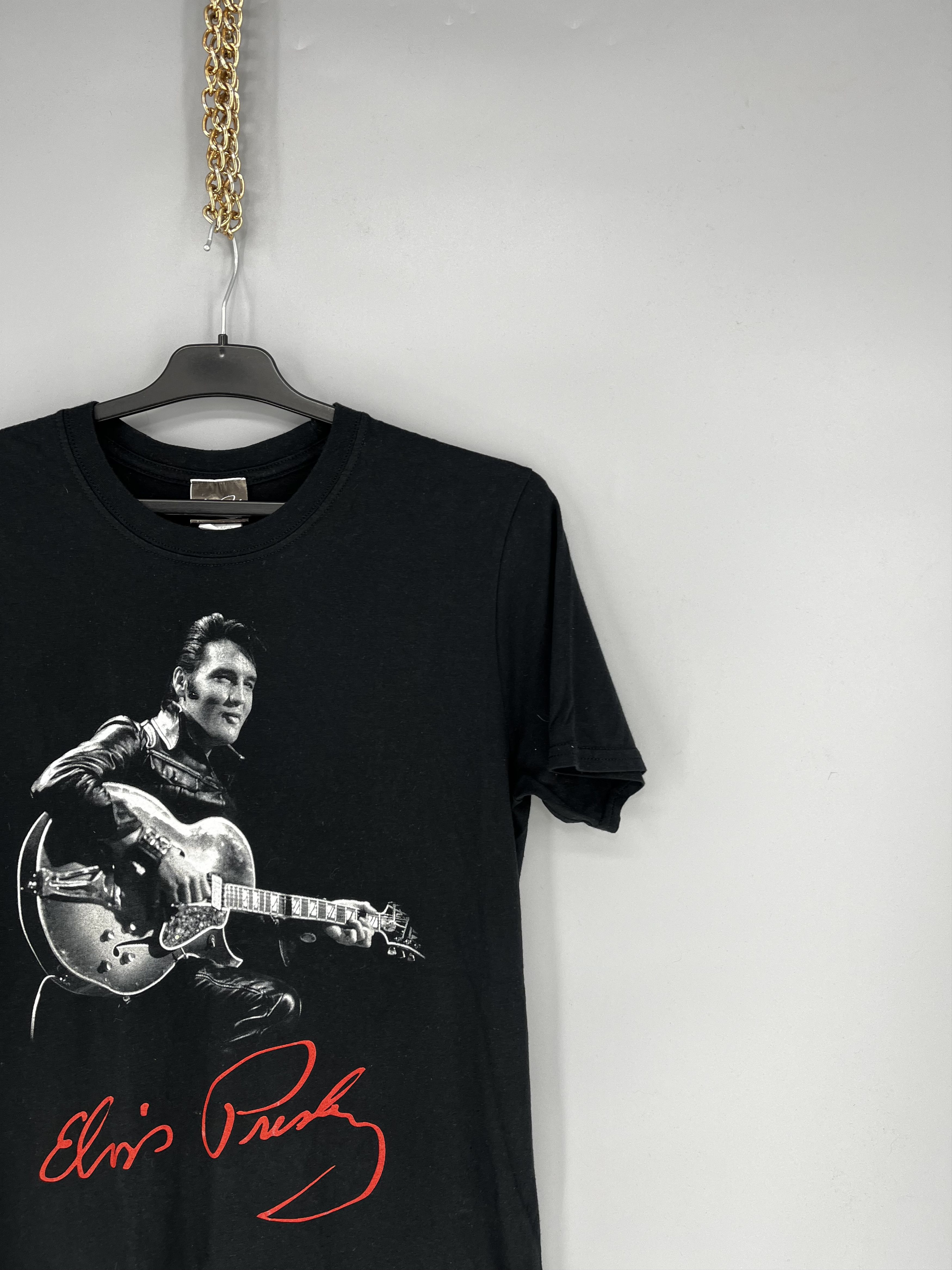 Band Tees Gildan Black Elvis Presley Shirt Mens Size XL Size US M / EU 48-50 / 2 - 5 Thumbnail