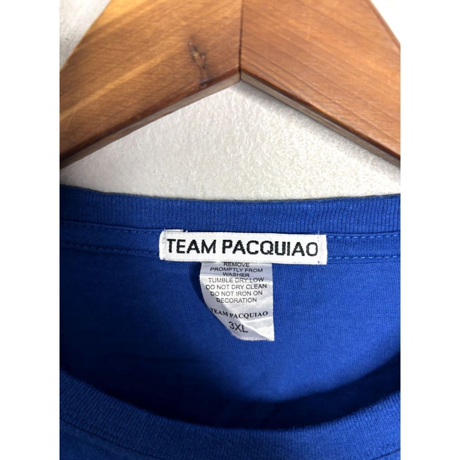 Vintage Vintage Team Pacquiao T-Shirt Crew Neck Blue 3XL Mens Manny Pacquiao Cotton Short Sleeve Shirt 8/10 Size 3XL Mens Size US XXL / EU 58 / 5 - 3 Thumbnail