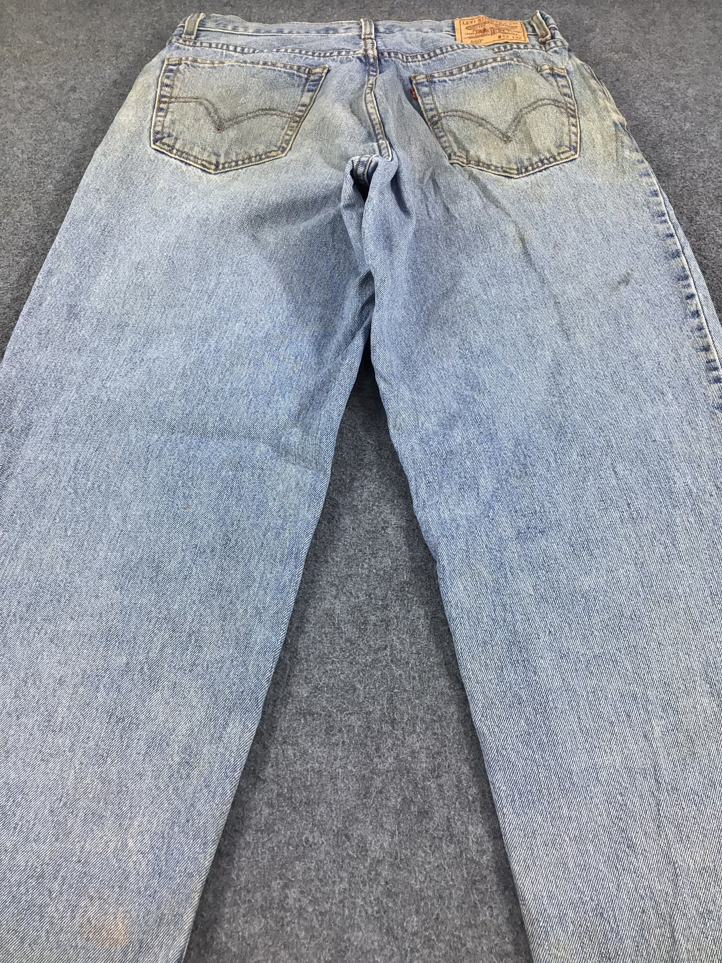 Levi's Vintage Levis 560 Jeans Faded Blue Deni KJ275 Size US 33 - 4 Thumbnail