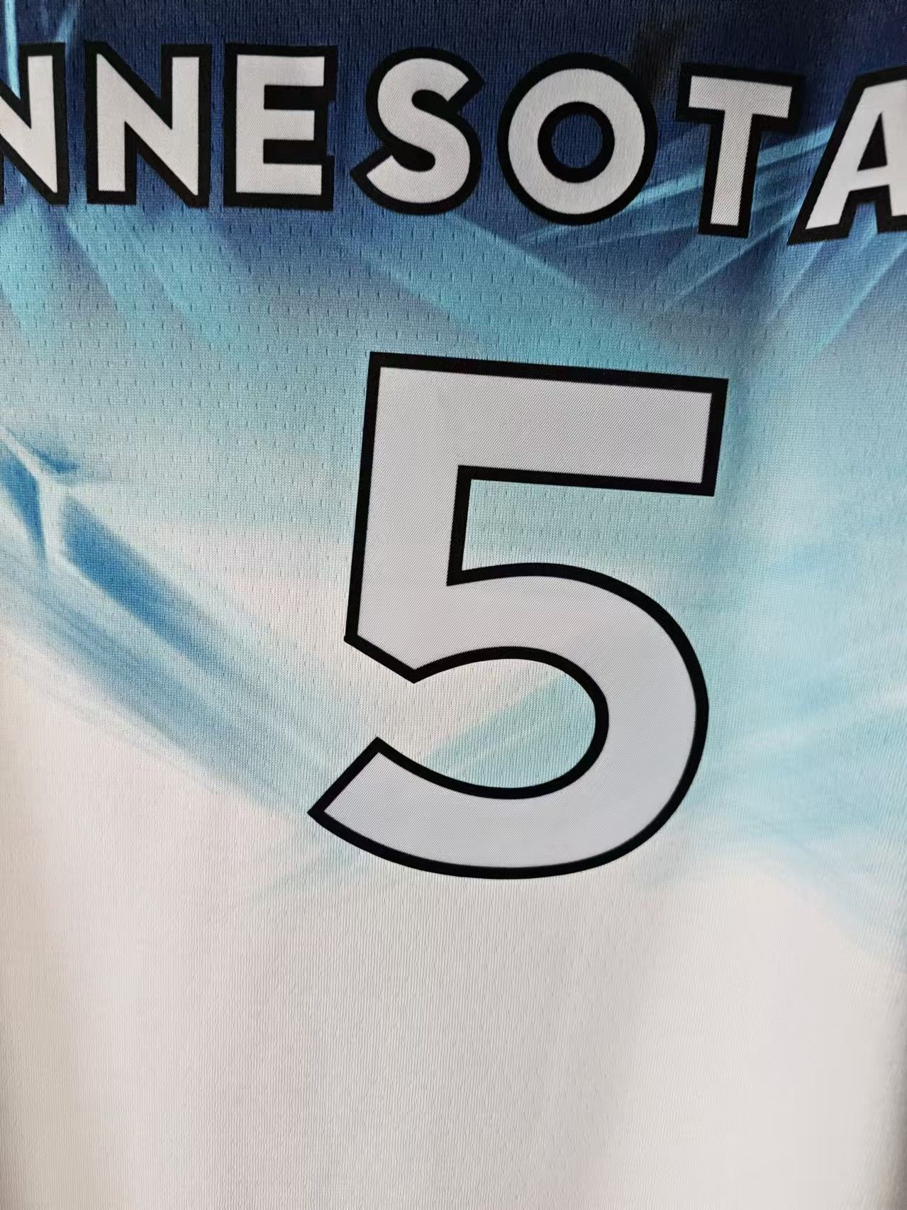 NBA Minnesota Timberwolves #5 Anthony Edwards Jersey City XL Size US XL / EU 56 / 4 - 3 Thumbnail