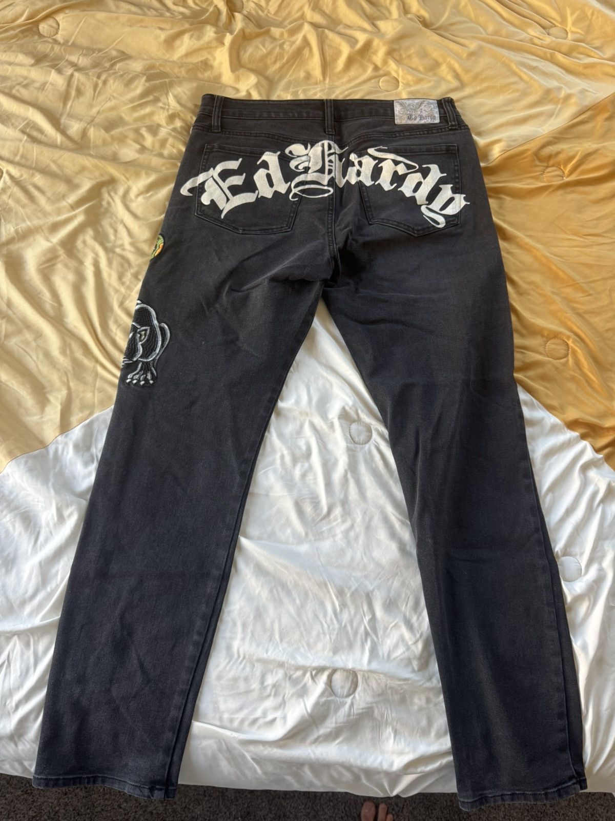 Ed Hardy Ed hardy jeans | Panther skull Size US 34 / EU 50 - 1 Thumbnail