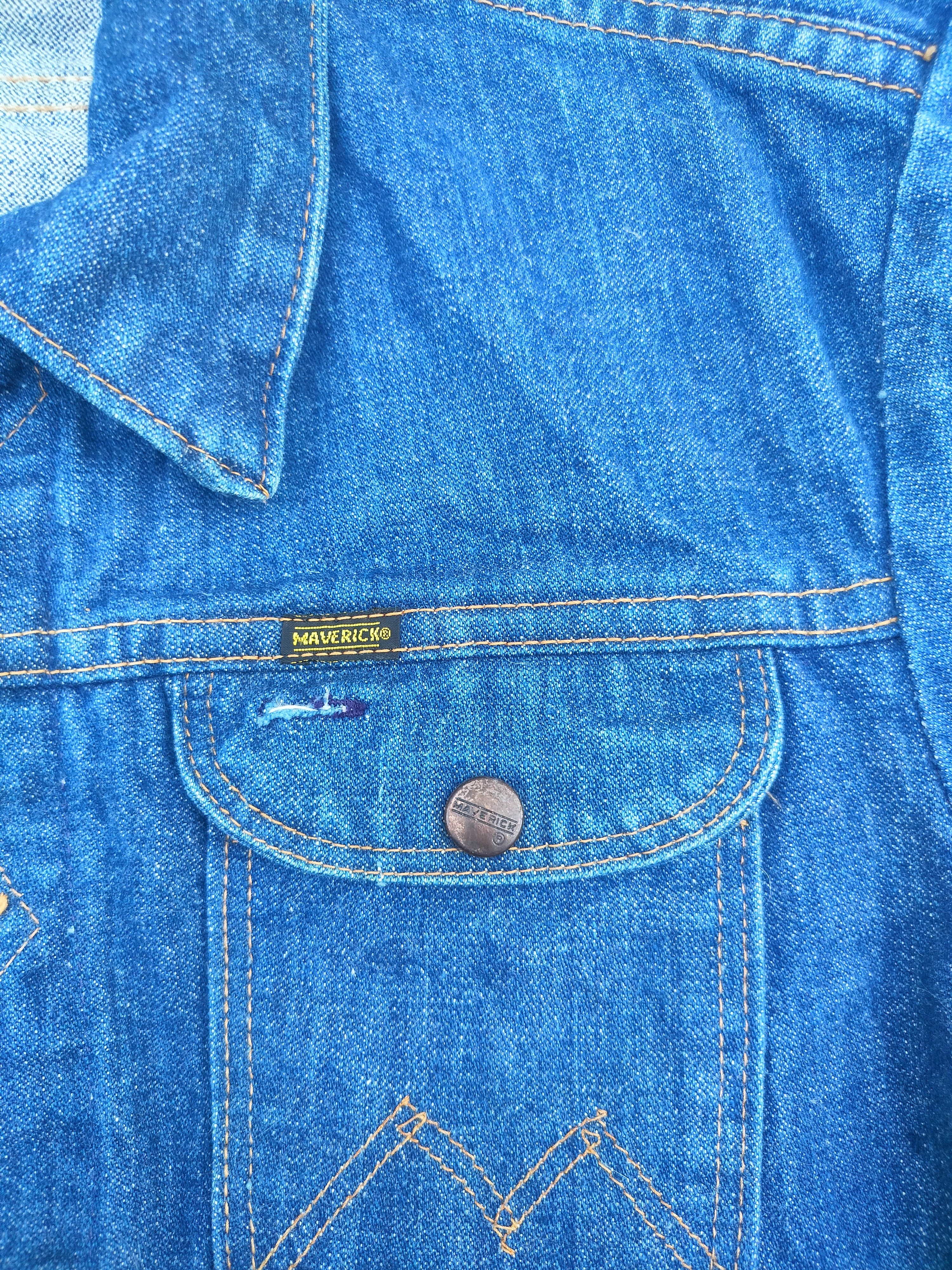 Vintage VINTAGE MAVERICK BLUE BELL DENIM JACKET Size US M / EU 48-50 / 2 - 9 Thumbnail