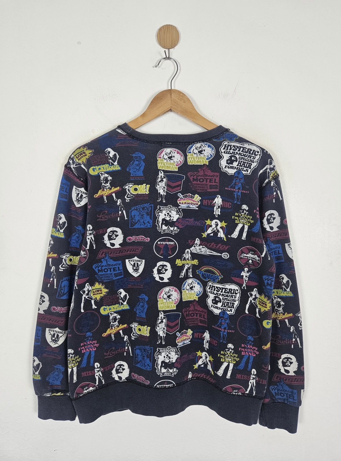 Hysteric Glamour Hysteric Glamour all logo sweatshirt Size US XL / EU 56 / 4 - 2 Thumbnail