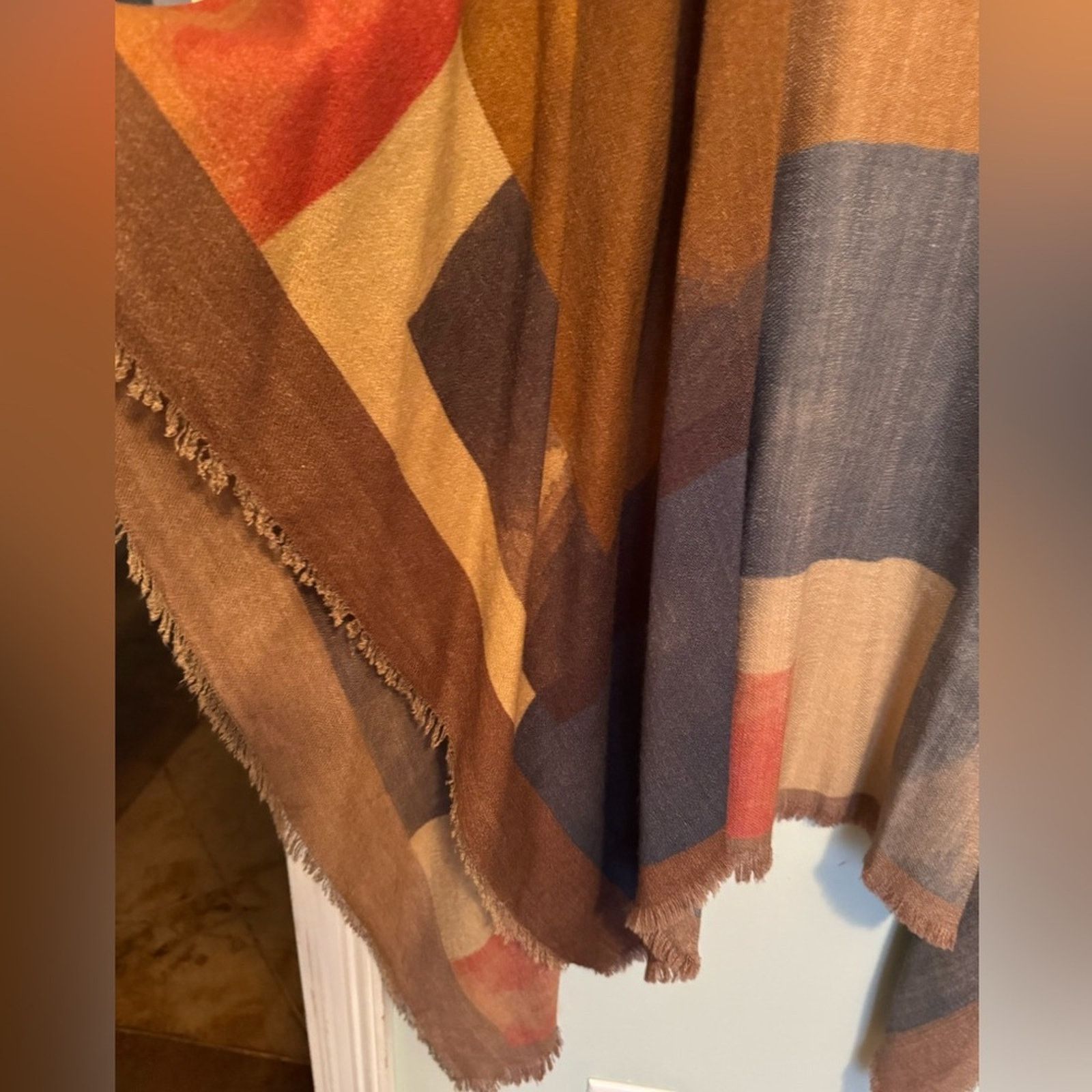 Other SAACHI Red and Brown Kimono Wrap Size ONE SIZE - 5 Thumbnail