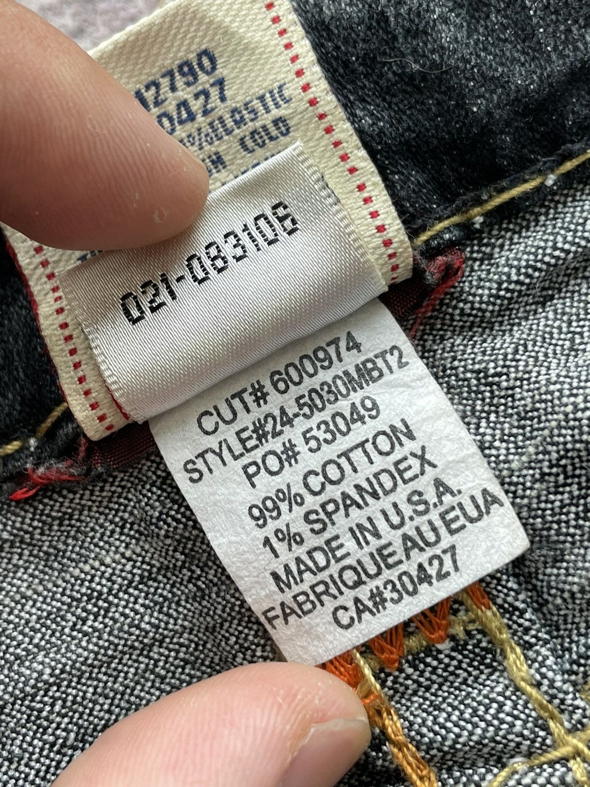 True Religion TRUE RELIGION RICKY SUPER QT ORANGE YELLOW DOUBLE STITCH Size US 28 / EU 44 - 9 Thumbnail