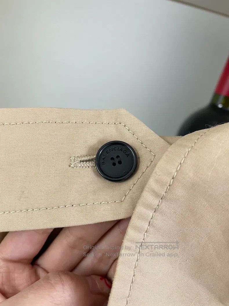 Other Balenciaga Women's mid-length trench coat, size 38 Size XS / US 0-2 / IT 36-38 - 8 Thumbnail