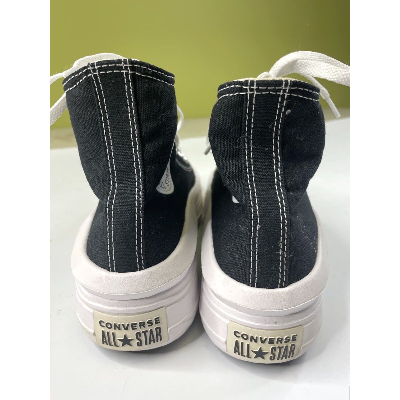 Converse Converse Chuck Taylor All Star Move Platform Sneaker Womens Size 9 Black/White Size US 9 / IT 39 - 5 Thumbnail