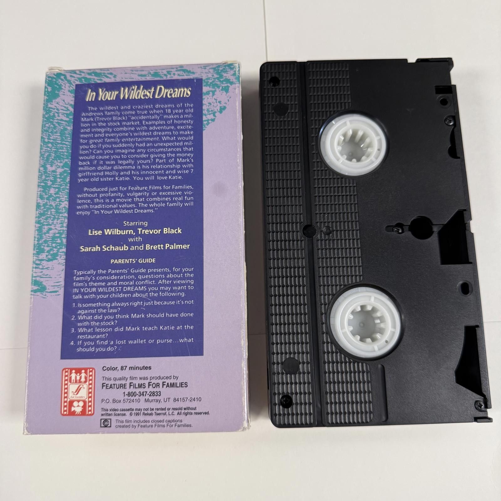 Designer In Your Wildest Dreams VHS 1991 Tape NR 87 Mins RARE Size ONE SIZE - 4 Thumbnail