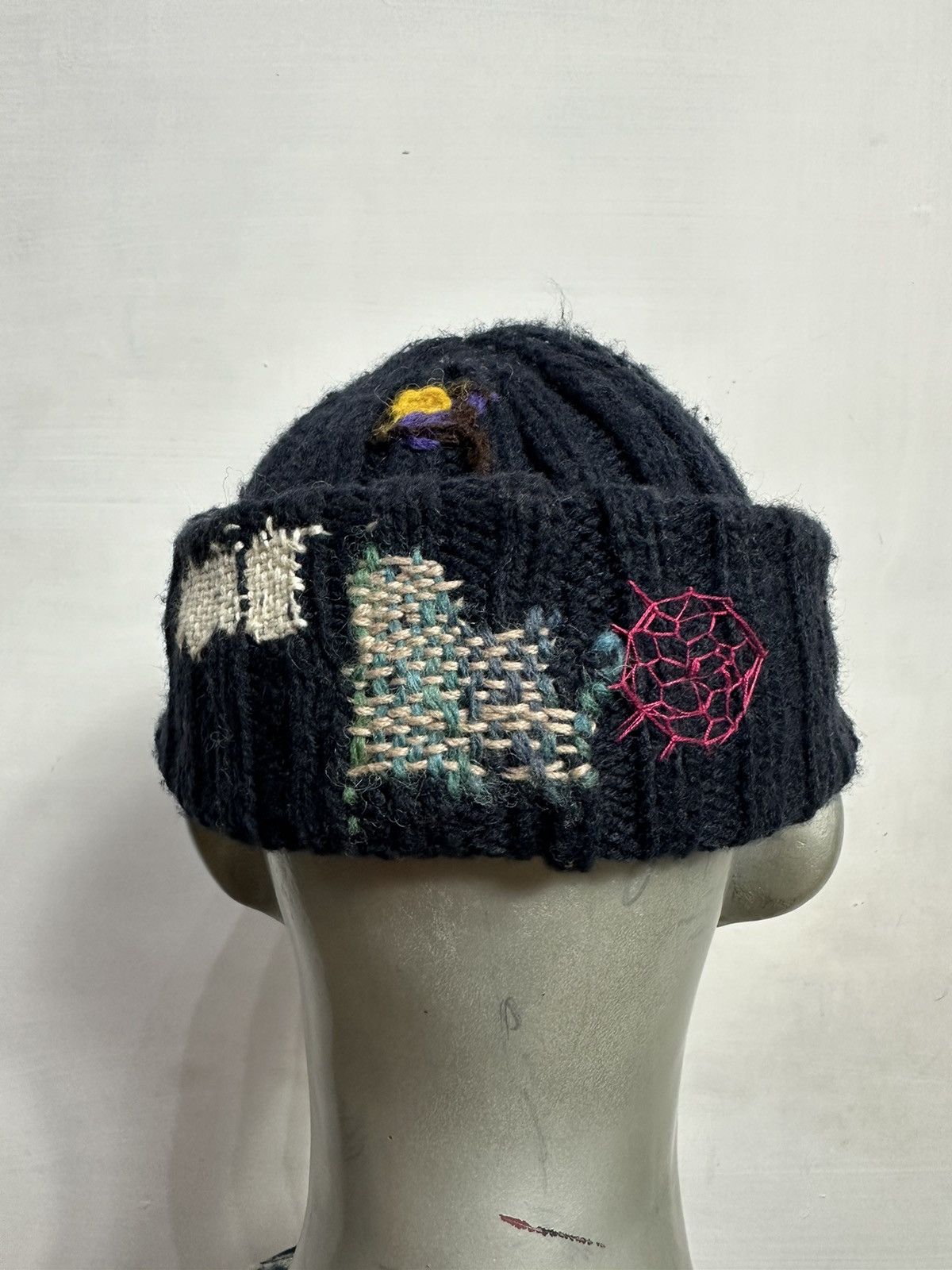 Handmade Custom Made Nice Design Art Knitted Spider Beanie Hats Size ONE SIZE - 7 Thumbnail