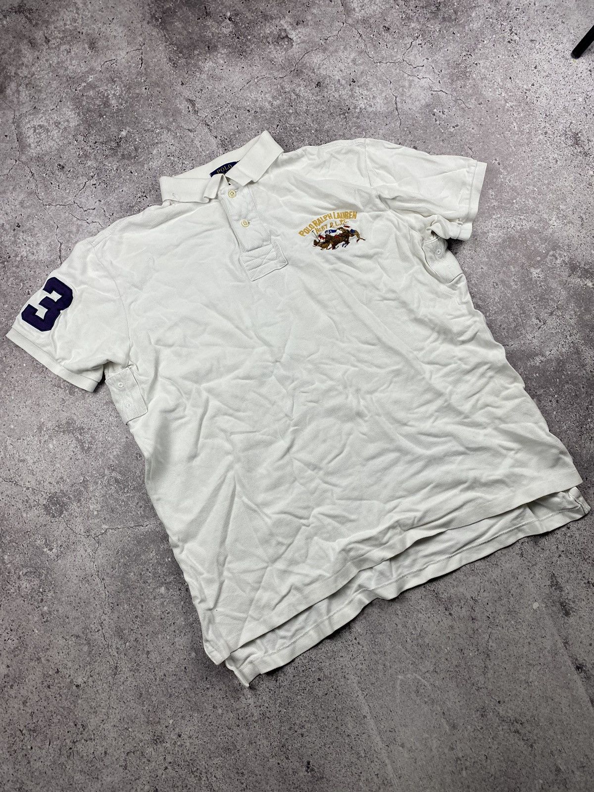 Polo Ralph Lauren × Ralph Lauren × Vintage Polo Ralph Lauren New York NY Cheef Keef polo Japan Y2K Size US L / EU 52-54 / 3 - 2 Thumbnail
