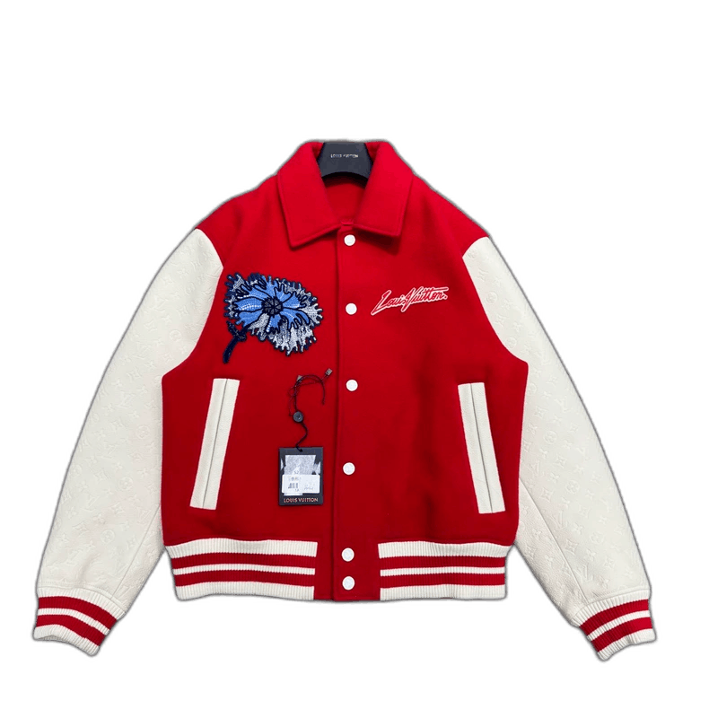 Louis Vuitton Louis Vuitton Yoyoi Kusama Baseball Jacket-yf Size US L / EU 52-54 / 3 - 1 Thumbnail