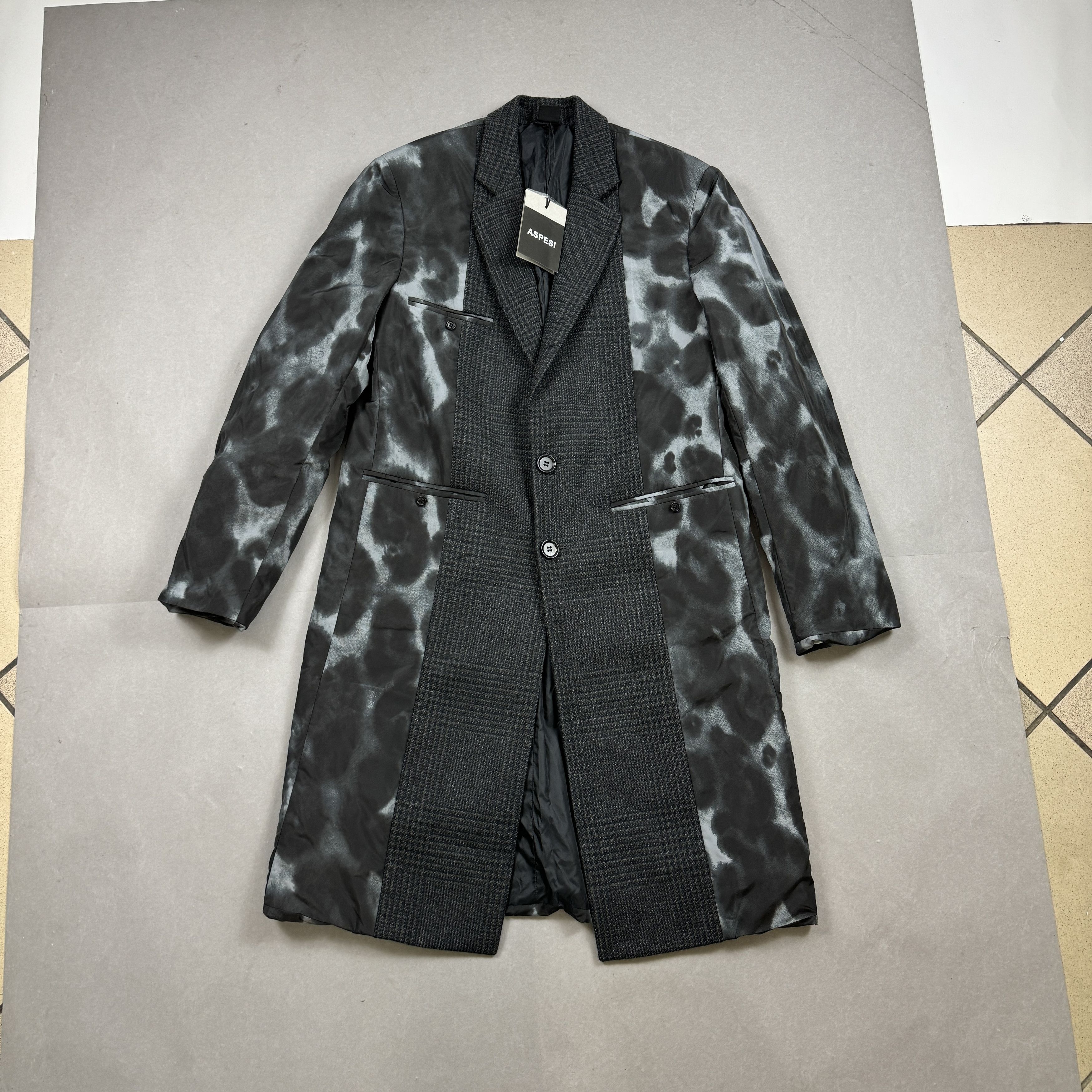 Aspesi NEW Aspesi Capotto Uomo Black Coat Size US M / EU 48-50 / 2 - 2 Thumbnail
