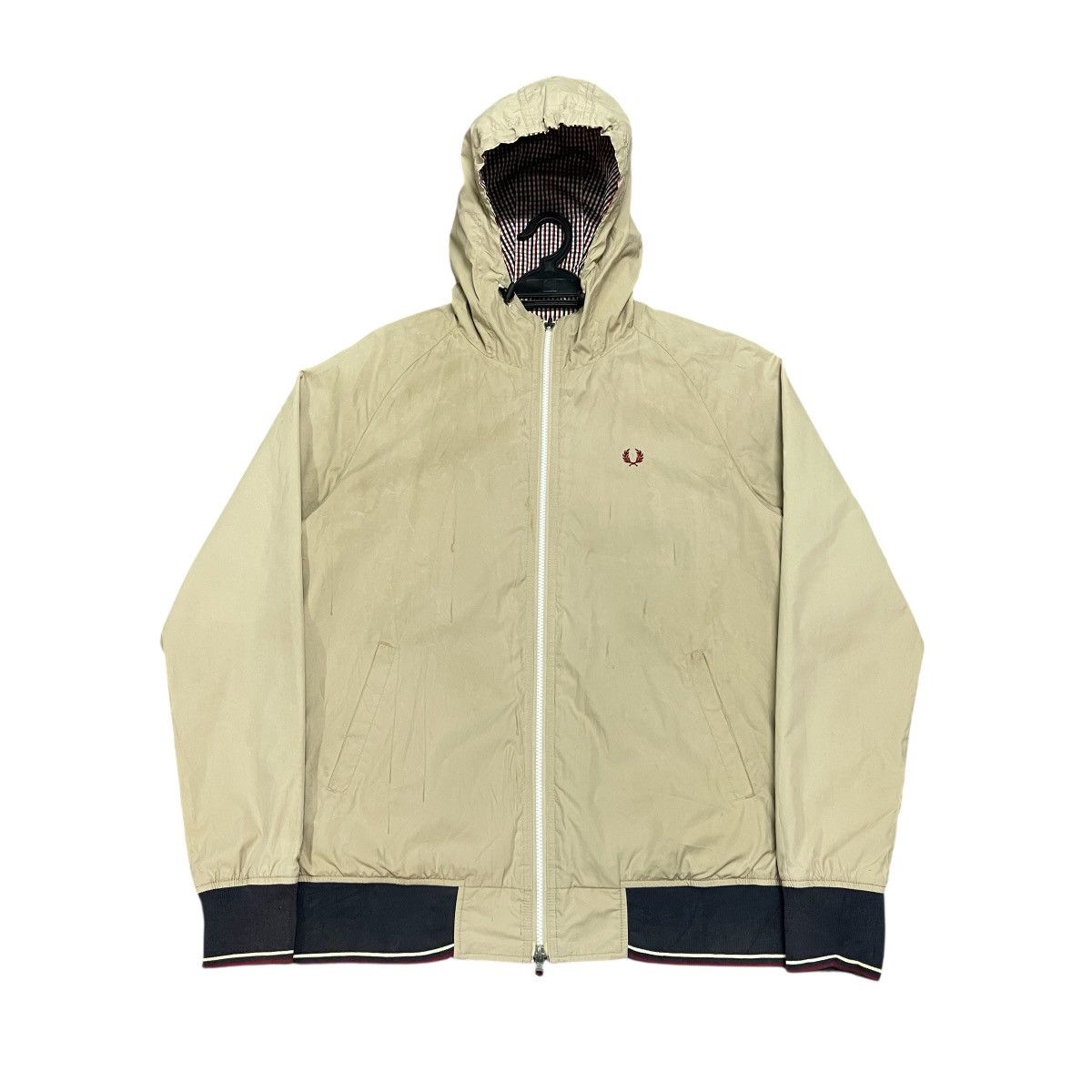 Fred Perry Fred Perry Japan Reversible Check Parka Hooded Jacket Size US XL / EU 56 / 4 - 11 Thumbnail