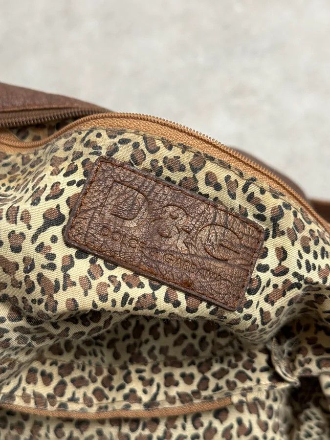 Dolce & Gabbana AW2003 Dolce & Gabbana Brown Leather Shoulder Bag Size ONE SIZE - 8 Thumbnail