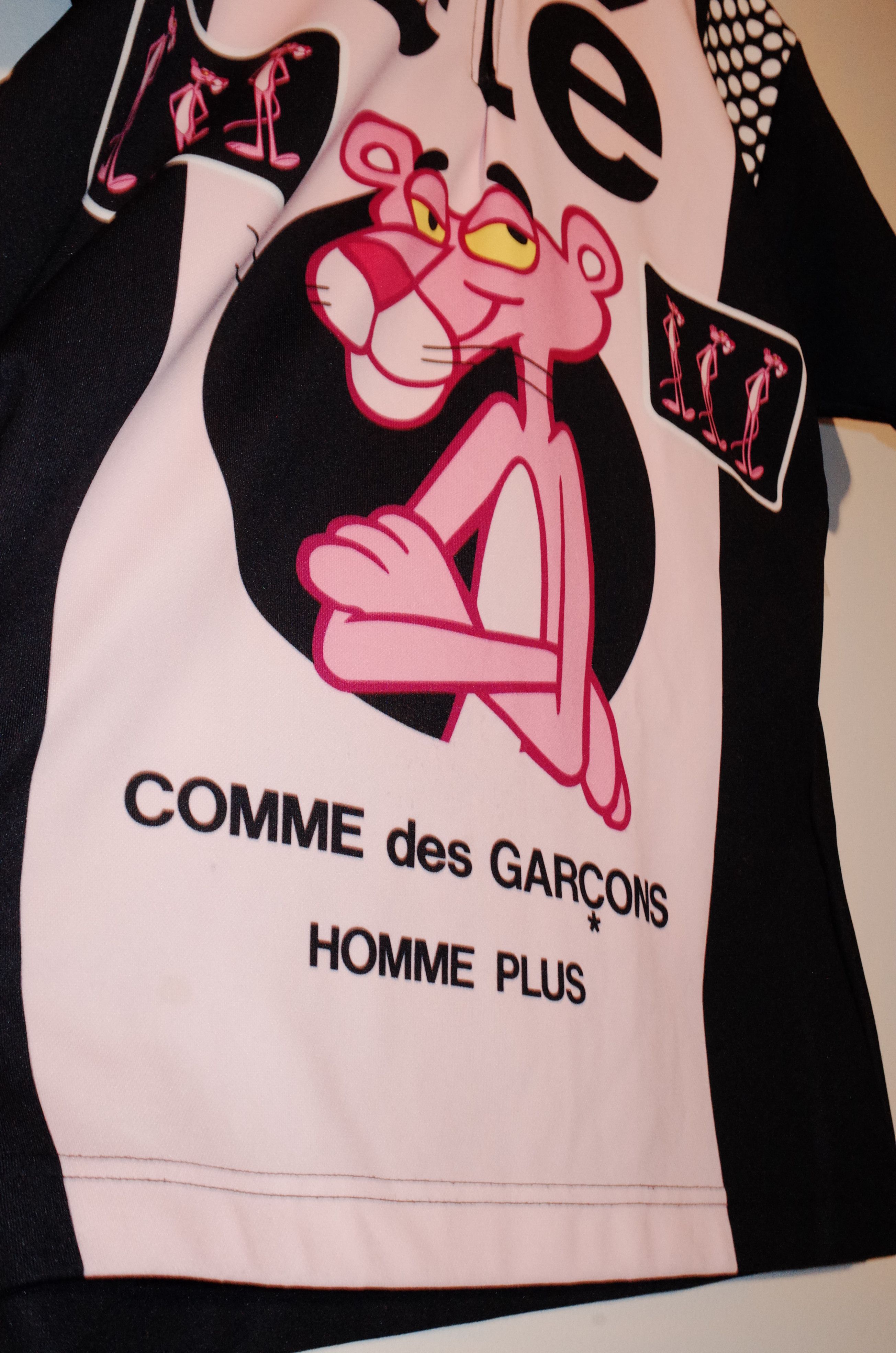 Comme des Garcons SS2005 Comme Des Garcons x Pink Panther cycling jersey Size US L / EU 52-54 / 3 - 5 Thumbnail