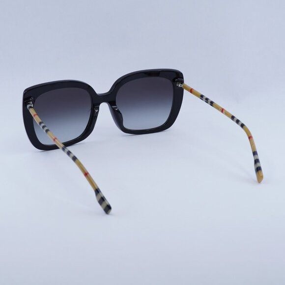 Burberry Burberry BE4323F 38538G Sunglasses Black/Brown Square Frame Size ONE SIZE - 5 Thumbnail